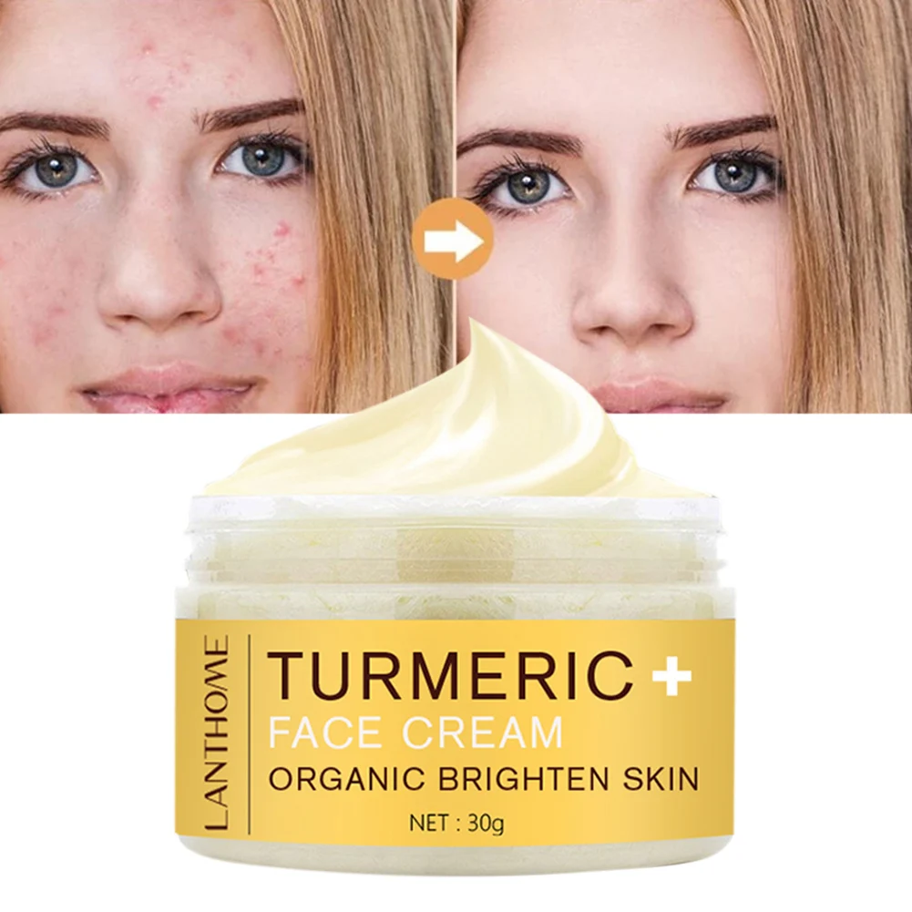 Turmeric Face Cream Repair Acnes Scar Dark Spot Treatment Moisturizer Whitening Lightening Against Acne Skin Care 30g
Turmeric Face Cream Repair Acnes Scar Dark Spot Treatment Moisturizer Whitening Lightening Against Acne Skin Care 30g