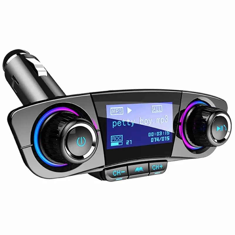 Беспроводной Bluetooth-совместимый fm-передатчик Aux модулятор Автомобильный комплект автомобильный аудио mp3-плеер с двойным USB зарядным устройст...
Беспроводной Bluetooth-совместимый fm-передатчик Aux модулятор Автомобильный комплект автомобильный аудио mp3-плеер с двойным USB зарядным устройст...