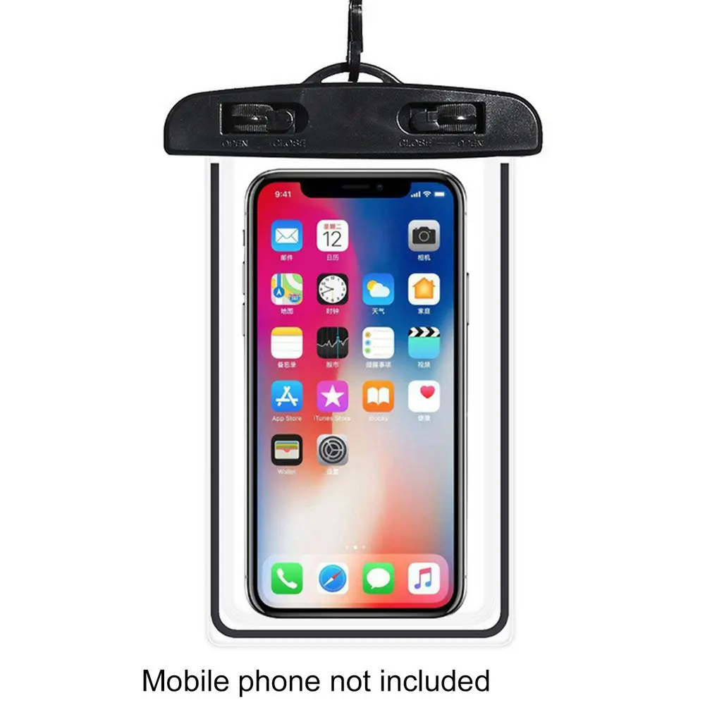 Summer Luminous Waterproof Pouch Swimming Gadget Beach Dry Bag Phone Case Cover Camping Skiing Holder For Cell Phone 3.5-6Inch
Summer Luminous Waterproof Pouch Swimming Gadget Beach Dry Bag Phone Case Cover Camping Skiing Holder For Cell Phone 3.5-6Inch