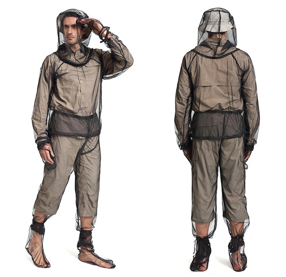 Outdoor Fishing Anti-Mosquito Mesh Jacket Suit Coat with Hood Mosquito Repellent Net Clothing Insect-Proof Netting Suit Fast Dry
Outdoor Fishing Anti-Mosquito Mesh Jacket Suit Coat with Hood Mosquito Repellent Net Clothing Insect-Proof Netting Suit Fast Dry