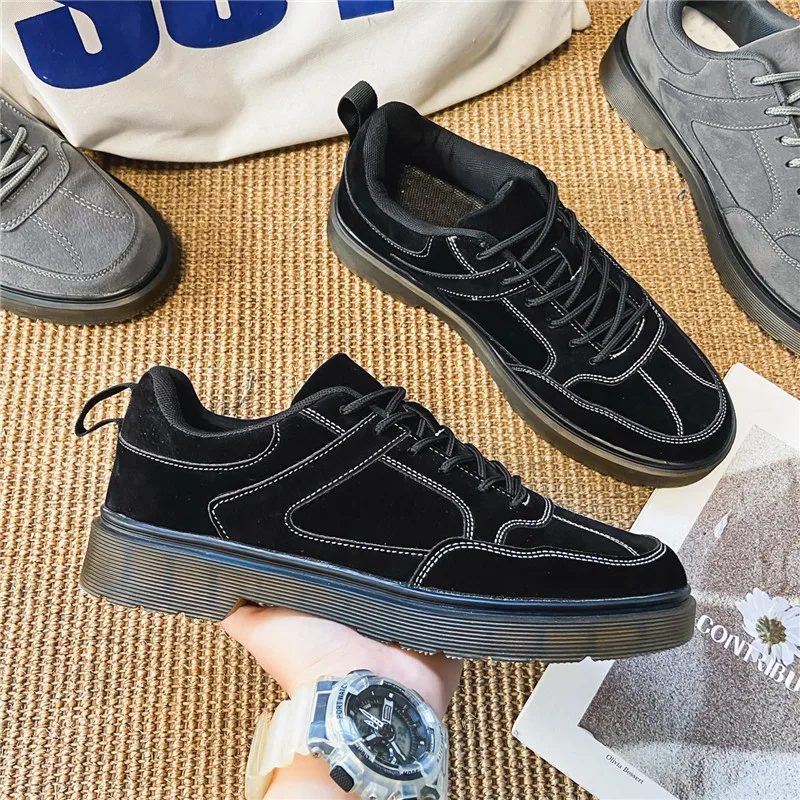 Men's Leather Shoes Quality Thick Bottom Oxford Shoes Outdoor Walking Breathable Casual Shoes Fashion British Men Low-Top Shoes
Men's Leather Shoes Quality Thick Bottom Oxford Shoes Outdoor Walking Breathable Casual Shoes Fashion British Men Low-Top Shoes