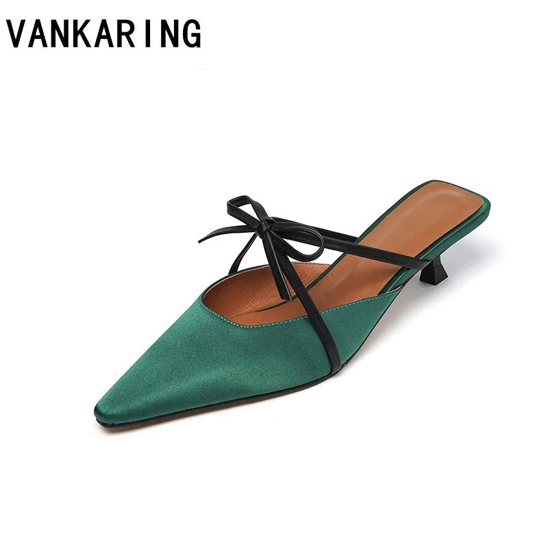 women's pumps sexy slingback high heels fashion satin party pumps leather sandals pointed toe slip-on fashion slippers women
women's pumps sexy slingback high heels fashion satin party pumps leather sandals pointed toe slip-on fashion slippers women