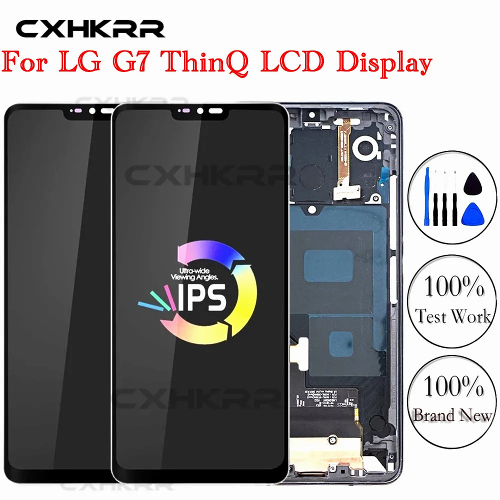 Для LG G7 LCD G710 G710EM G710PM G710VMP ЖК-дисплей сенсорный экран в сборе дигитайзер Рамка для LG G7 ThinQ ЖК-экран
Для LG G7 LCD G710 G710EM G710PM G710VMP ЖК-дисплей сенсорный экран в сборе дигитайзер Рамка для LG G7 ThinQ ЖК-экран