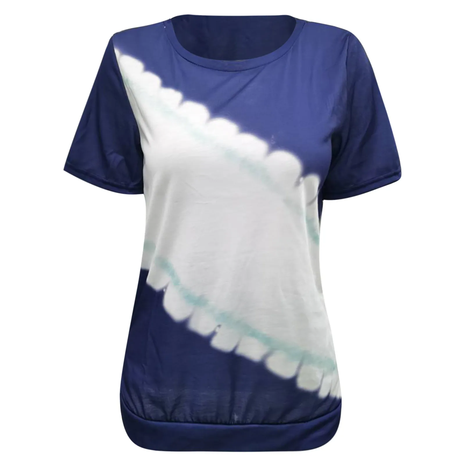 Womens Tops Casual O-neck Tie-dye Sweatshirt Loose Soft Short Sleeve Pullover Tops
Womens Tops Casual O-neck Tie-dye Sweatshirt Loose Soft Short Sleeve Pullover Tops