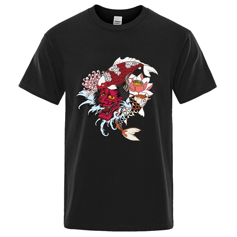 Funny Carp Harajuku Printed Men T-Shirt Personality Crewneck Streetwear Casual Breathable Man Short Sleeve Wild Oversize T Shirt
Funny Carp Harajuku Printed Men T-Shirt Personality Crewneck Streetwear Casual Breathable Man Short Sleeve Wild Oversize T Shirt
