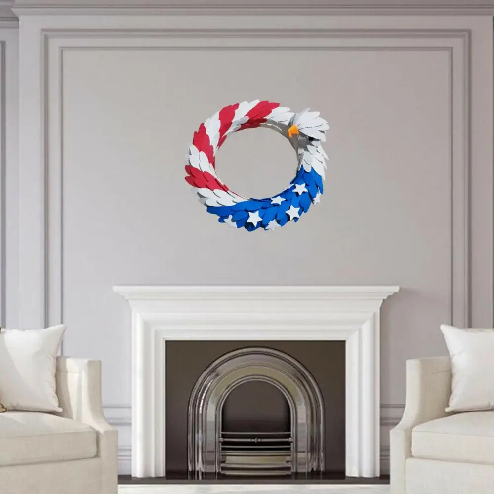 DIY America Patriotic Eagle Wreath Garland Decor for Front Door Election Vote President Household Decoration
DIY America Patriotic Eagle Wreath Garland Decor for Front Door Election Vote President Household Decoration