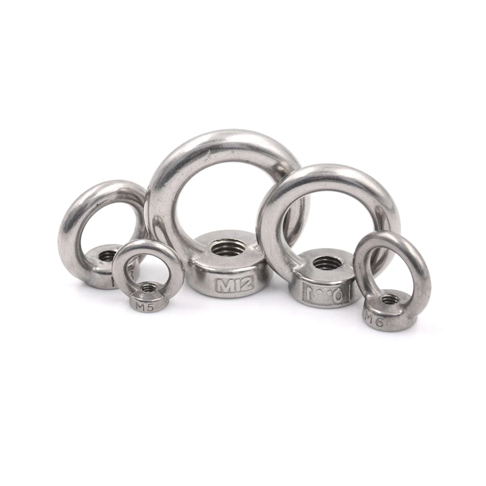 Stainless Steel Eye Nut Marine Lifting M5/M6/M8/M10/M12 Eye nut Ring Nut Loop Hole for Cable Rope Lifting
Stainless Steel Eye Nut Marine Lifting M5/M6/M8/M10/M12 Eye nut Ring Nut Loop Hole for Cable Rope Lifting