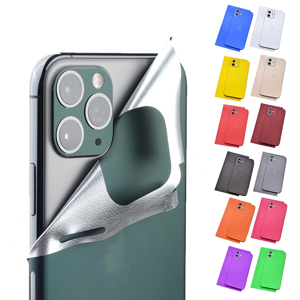Change Colour Skin Sticker Protective Cover Compatible with iPhone 6 6s 7 8 Plus X XS XR 11 12 13 Pro Max Mini SE2
Change Colour Skin Sticker Protective Cover Compatible with iPhone 6 6s 7 8 Plus X XS XR 11 12 13 Pro Max Mini SE2