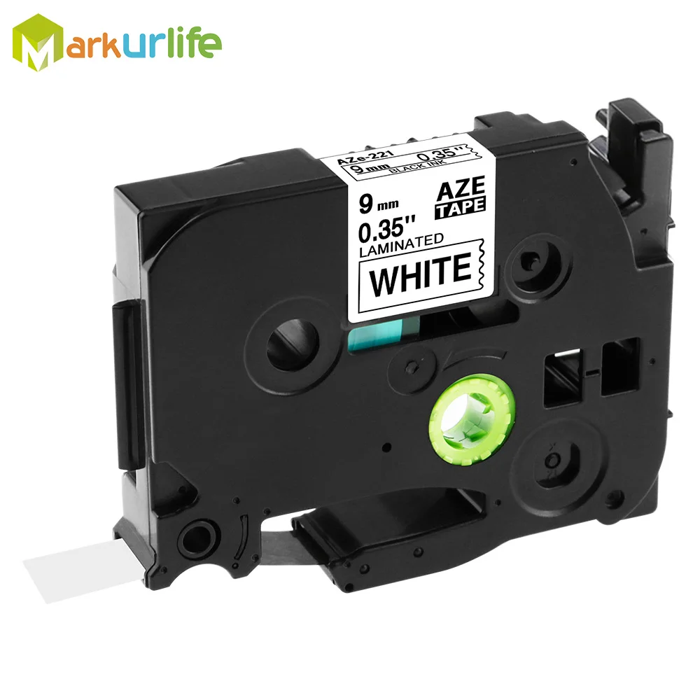 Markurlife 1pcs 9mm TZ Tape TZe-221 TZe221 TZ221 TZe 221 Black on White For Brother P-touch Label Maker High Quality
Markurlife 1pcs 9mm TZ Tape TZe-221 TZe221 TZ221 TZe 221 Black on White For Brother P-touch Label Maker High Quality
