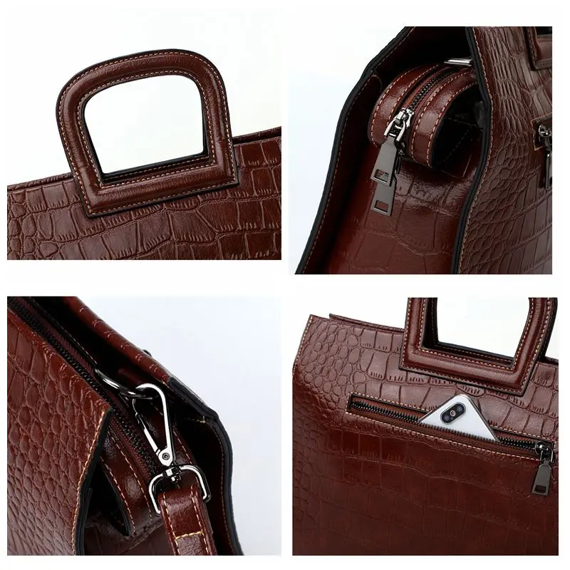 Vintage Crocodile Pattern Women Handbag Fashion Large Capacity Shoulder Crossbody Bags for women Casual Big Size Women's bag New
Vintage Crocodile Pattern Women Handbag Fashion Large Capacity Shoulder Crossbody Bags for women Casual Big Size Women's bag New