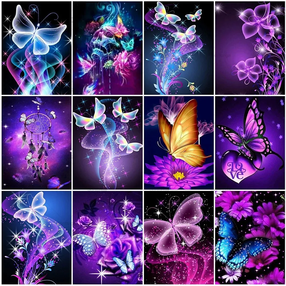 Sontonga 5D Diy Full Square Diamond Painting Butterfly Mosaic Diamond Embroidery Animal Picture of Rhinestone Home Decoration
Sontonga 5D Diy Full Square Diamond Painting Butterfly Mosaic Diamond Embroidery Animal Picture of Rhinestone Home Decoration