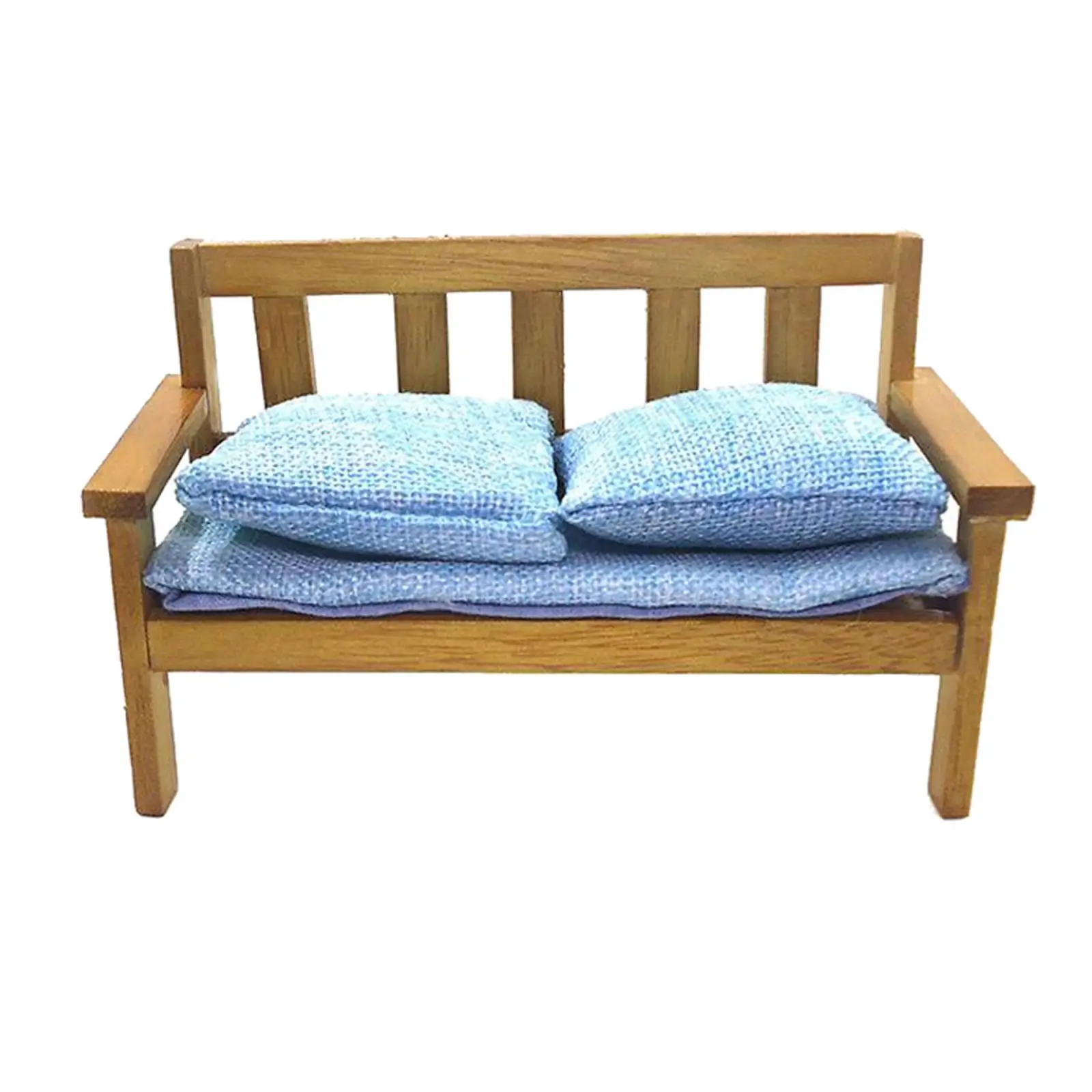 Modern Minimalist Style Solid Wood Fabric Sofa Miniature for 1/12 Scale
Modern Minimalist Style Solid Wood Fabric Sofa Miniature for 1/12 Scale