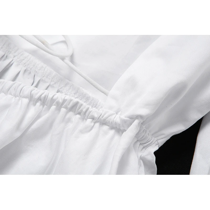 Sexy White Backless Dress Women Bandage Bow High Waist Dresses Women 2021 Party Clubwear Elegant Puff Sleeve Dress Female CX1760
Sexy White Backless Dress Women Bandage Bow High Waist Dresses Women 2021 Party Clubwear Elegant Puff Sleeve Dress Female CX1760