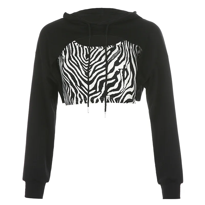 Bazhenova Women Autumn Leopard Hooded Pattern Sweatshirts Girls Lace Up Sexy Sweatshirt Woman fall Hollow Out Charm Top R892
Bazhenova Women Autumn Leopard Hooded Pattern Sweatshirts Girls Lace Up Sexy Sweatshirt Woman fall Hollow Out Charm Top R892
