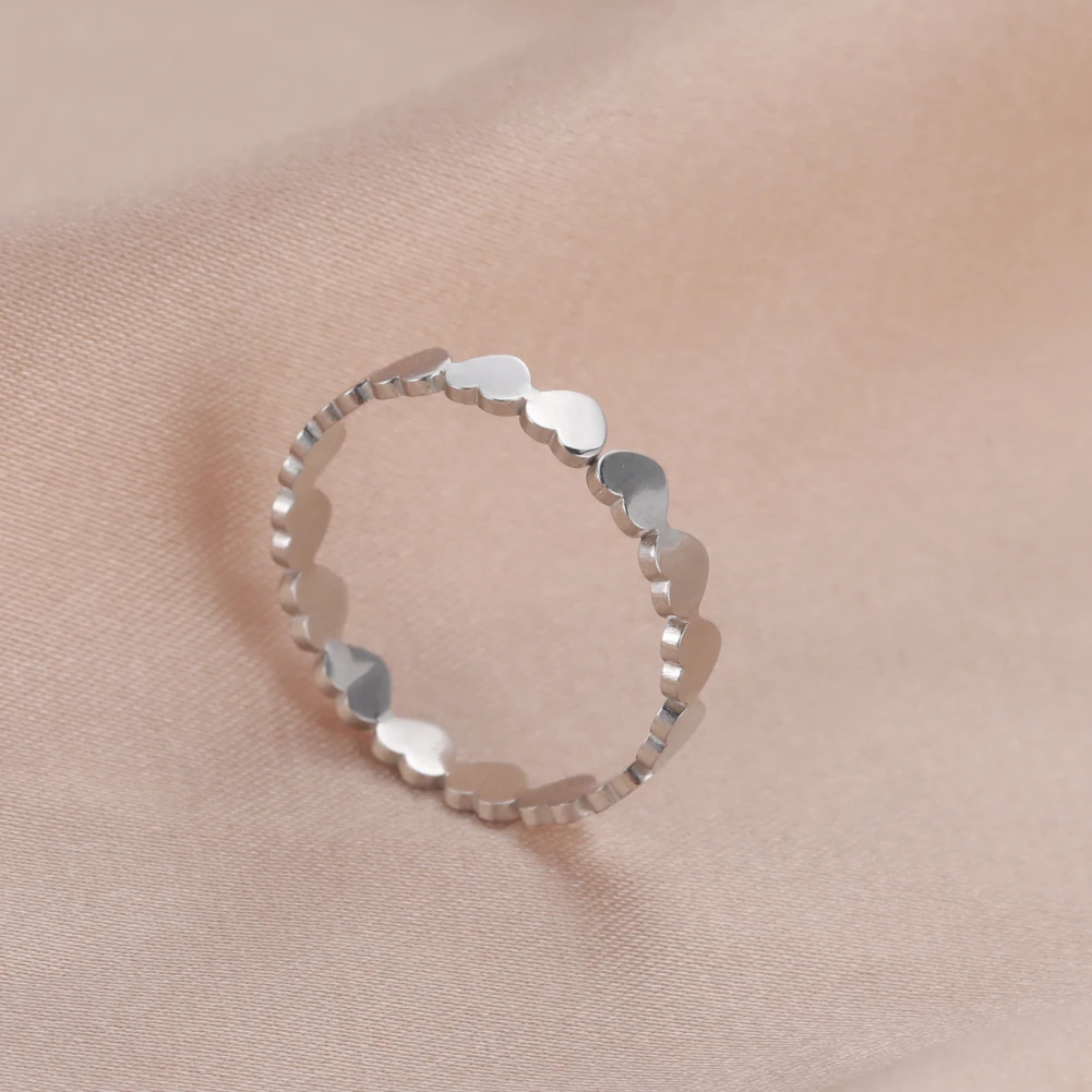 Минималистичное Открытое кольцо Cazador в форме сердца для женщин и девушек, простые милые кольца из нержавеющей стали, 2022 искусственные кольц... 
Минималистичное Открытое кольцо Cazador в форме сердца для женщин и девушек, простые милые кольца из нержавеющей стали, 2022 искусственные кольц...