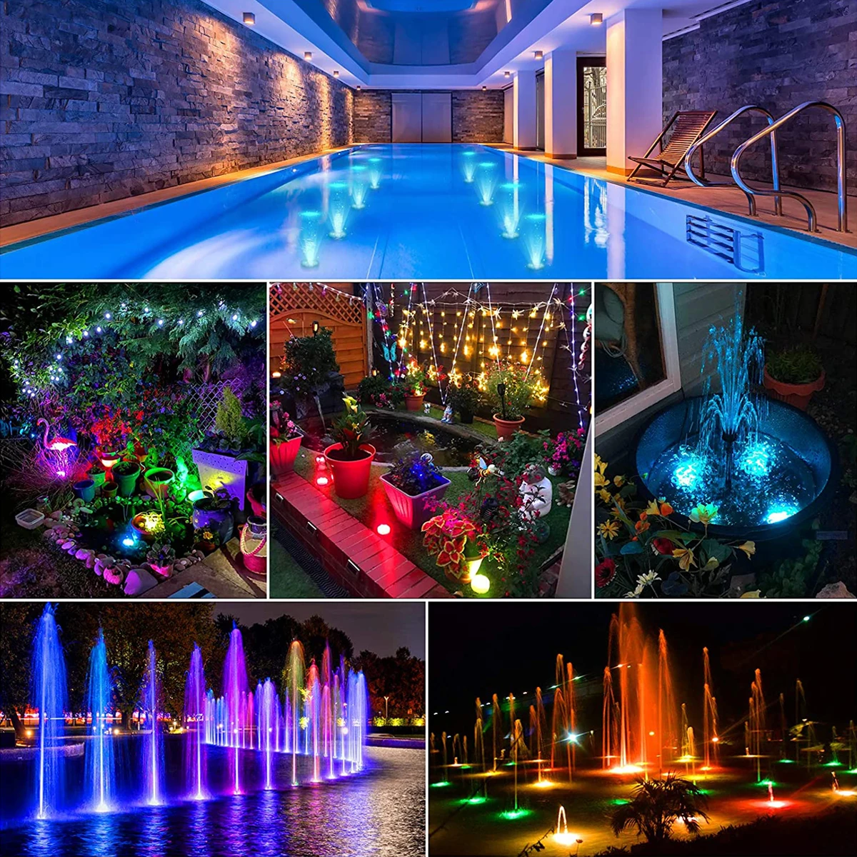 QIFU 10 Led Submersible Light for Garden Swimming Pool Fountain Spa Party Bathroom Waterproof Underwater Lamp Remote Control LED
QIFU 10 Led Submersible Light for Garden Swimming Pool Fountain Spa Party Bathroom Waterproof Underwater Lamp Remote Control LED