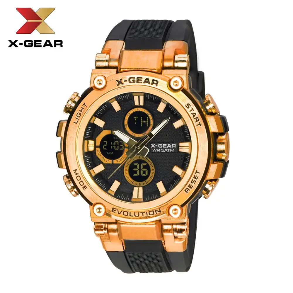 X-GEAR Men Watch Digital Waterproof Clock Men Army Military Watches LED Men's Wrist Watch 3897 Sport Watch Relogio Masculino
X-GEAR Men Watch Digital Waterproof Clock Men Army Military Watches LED Men's Wrist Watch 3897 Sport Watch Relogio Masculino