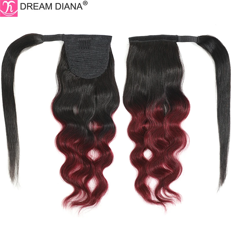 DreamDiana Ombre Brazilian Body Wave Ponytail 100% Human Hair Clip In Hair Extensions Remy Hair Wrap Around Drawstrin Ponytail
DreamDiana Ombre Brazilian Body Wave Ponytail 100% Human Hair Clip In Hair Extensions Remy Hair Wrap Around Drawstrin Ponytail