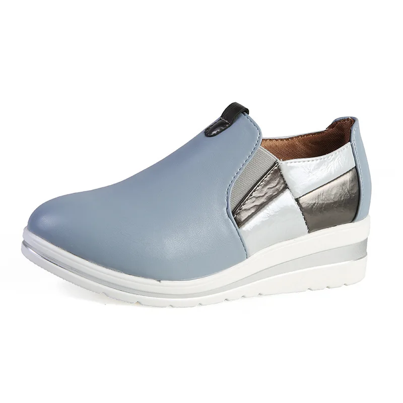 Woman Autumn Flat Platform PU Slip On Casual Shoes Woman Elastic Band Thick Bottom Vulcanized Shoes Female Mixed Color Fashion b
Woman Autumn Flat Platform PU Slip On Casual Shoes Woman Elastic Band Thick Bottom Vulcanized Shoes Female Mixed Color Fashion b