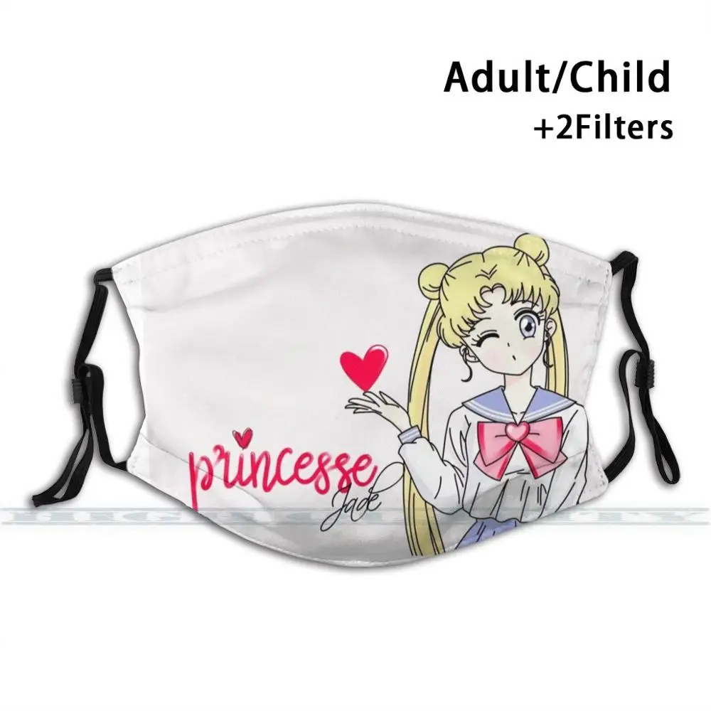 Маска для лица Lilou Lilouink, многоразовая забавная Нефритовая маска с фильтром Pm2.5, модный принт 
Маска для лица Lilou Lilouink, многоразовая забавная Нефритовая маска с фильтром Pm2.5, модный принт