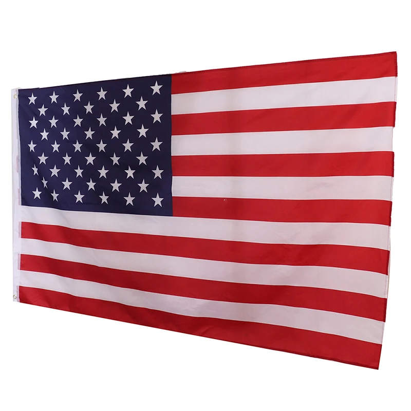 USA Flag 150x90cm High Quality Double Sided Printed Polyester American Flag Grommets
USA Flag 150x90cm High Quality Double Sided Printed Polyester American Flag Grommets