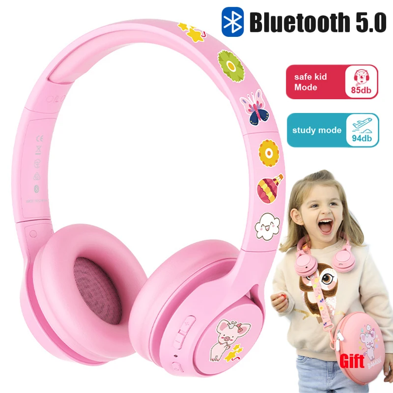 Детские беспроводные наушники Bluetooth5.0, регулируемые безопасные наушники с микрофоном, с поддержкой громкой связи, детские подарки на день р...
Детские беспроводные наушники Bluetooth5.0, регулируемые безопасные наушники с микрофоном, с поддержкой громкой связи, детские подарки на день р...