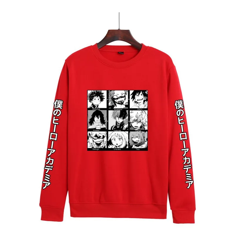 My Hero Academia Anime Prints Hoodies Men Simplicity Fashion Streetwear Crewneck Pullover Casual Wear Loose Warm Men's Clothes
My Hero Academia Anime Prints Hoodies Men Simplicity Fashion Streetwear Crewneck Pullover Casual Wear Loose Warm Men's Clothes