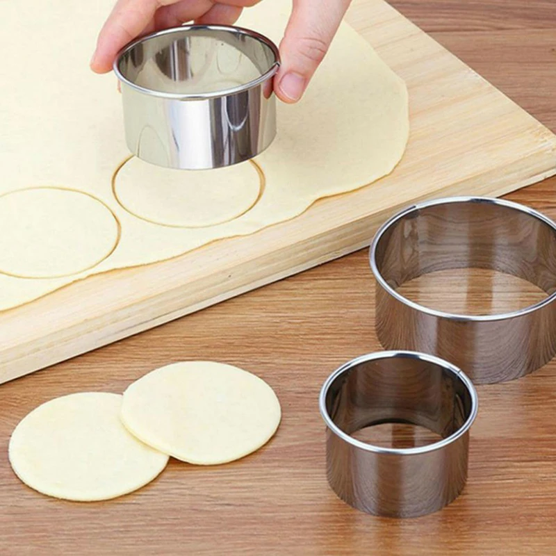 5Pcs Stainless Steel Round Polymer Clay Cutter Molds Pottery Ceramic Cutting Mold Diy Tools Biscuit DIY Baking Pastry Mold
5Pcs Stainless Steel Round Polymer Clay Cutter Molds Pottery Ceramic Cutting Mold Diy Tools Biscuit DIY Baking Pastry Mold