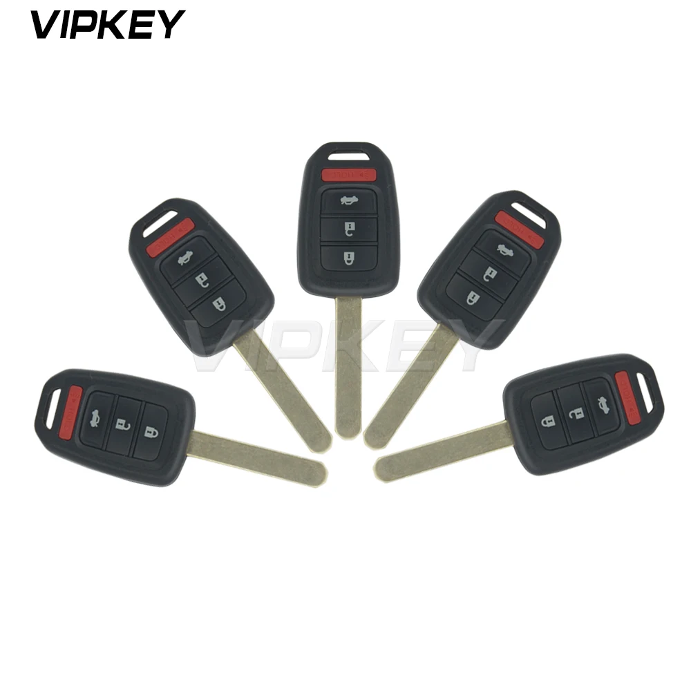 Remotekey 5pcs MLBHLIK6-1T Remote head car key shell 4 button HON66 blade for Honda CRV Civic Accord 2014 2015
Remotekey 5pcs MLBHLIK6-1T Remote head car key shell 4 button HON66 blade for Honda CRV Civic Accord 2014 2015