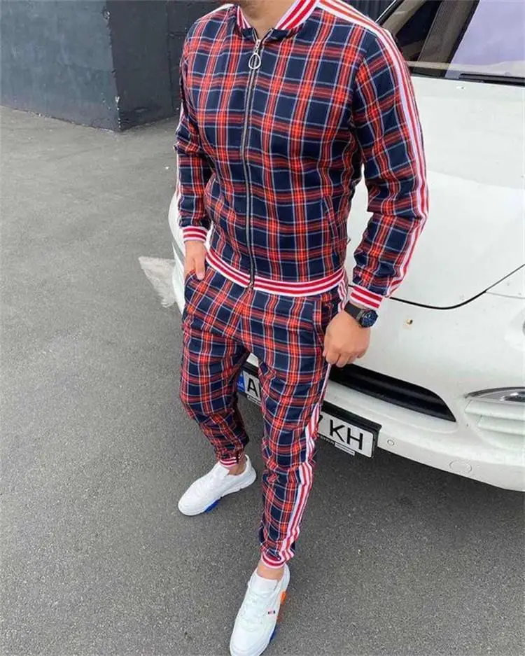 Новый спортивный костюм для мужчин, нежный мужской комплект, куртка на молнии, мужской комплект, пальто с длинным рукавом в полоску + брюки, с...
Новый спортивный костюм для мужчин, нежный мужской комплект, куртка на молнии, мужской комплект, пальто с длинным рукавом в полоску + брюки, с...