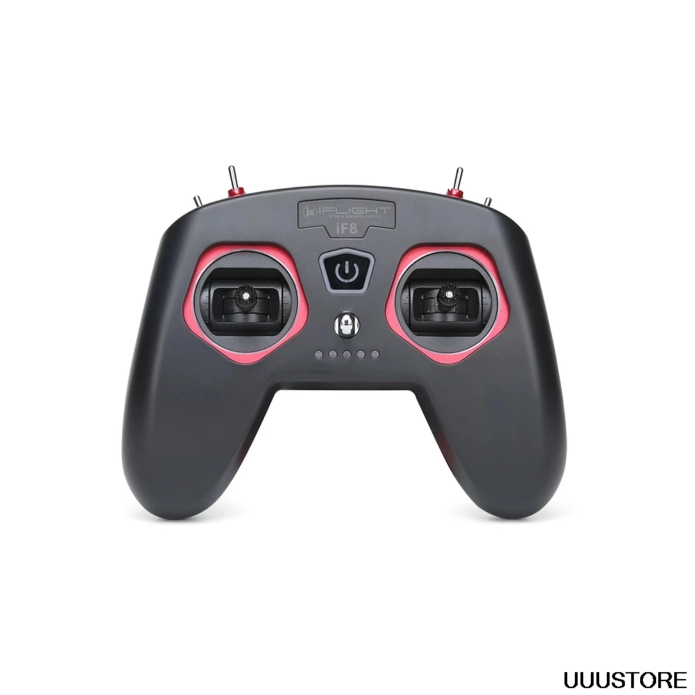 IFlight IF8 FPV OpenTX Remote Controller 160X130X45mm 2.4G 8CH CC2500 Multi-Protocol D8 D16 R81 Receiver for FPV Racing Drones 
IFlight IF8 FPV OpenTX Remote Controller 160X130X45mm 2.4G 8CH CC2500 Multi-Protocol D8 D16 R81 Receiver for FPV Racing Drones