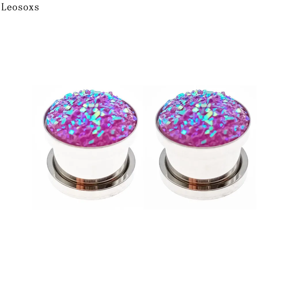 Leosoxs 2PCS 6-16mm Stainless Steel Ear Plugs and Tunnels Ear Piercings 6-16MM Expander Body Jewelry Ear Gauges for Women Men
Leosoxs 2PCS 6-16mm Stainless Steel Ear Plugs and Tunnels Ear Piercings 6-16MM Expander Body Jewelry Ear Gauges for Women Men