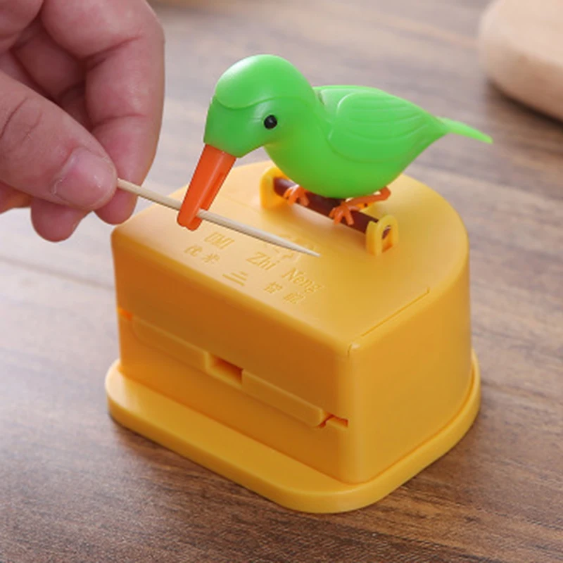 Toothpick Holder Dispenser Cute Bird Toothpick Dispenser Gag Gift Cleaning Teeth Table Decoration Toothpick Box
Toothpick Holder Dispenser Cute Bird Toothpick Dispenser Gag Gift Cleaning Teeth Table Decoration Toothpick Box
