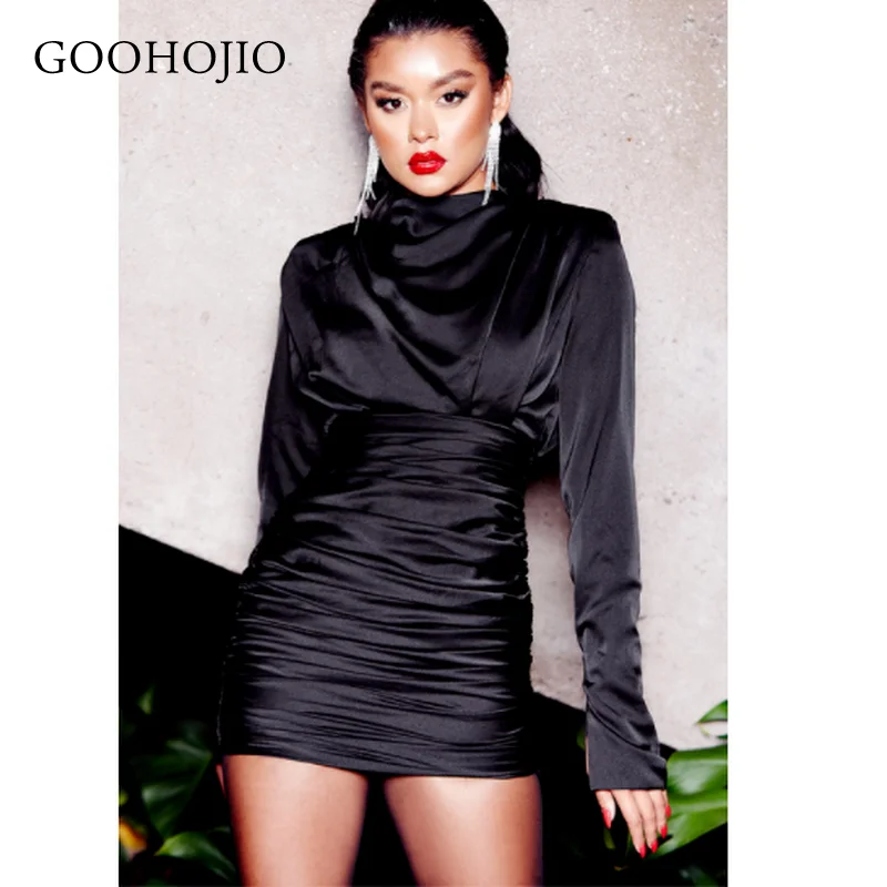 GOOHOJIO 2021 Spring Autumn New Sexy Skinny Chic Dress Women Solid Color Fashionable Dresses for Ladies Temperament Women Dress
GOOHOJIO 2021 Spring Autumn New Sexy Skinny Chic Dress Women Solid Color Fashionable Dresses for Ladies Temperament Women Dress