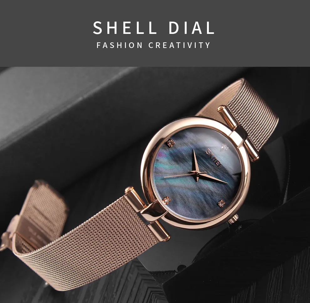 Fashion NEW Quartz Women Watch Watches Luxury Waterproof Stainless Steel Band Women Quartz Wristwatch Reloj mujer SKMEI 9177
Fashion NEW Quartz Women Watch Watches Luxury Waterproof Stainless Steel Band Women Quartz Wristwatch Reloj mujer SKMEI 9177