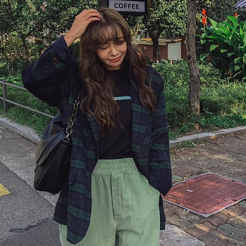 TVVOVVIN Winter New Plaid Coat Lapel Long Sleeve Single Breasted Woolen Blazer Korean Slim Mid-length Tops ITRG
TVVOVVIN Winter New Plaid Coat Lapel Long Sleeve Single Breasted Woolen Blazer Korean Slim Mid-length Tops ITRG