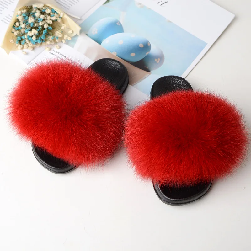 Summer Kids Slides Girls Cute Fluffy Plush Flip Flops Real Fur Slippers Child Furry Home Flat Shoes Indoor Luxury Hot Sale
Summer Kids Slides Girls Cute Fluffy Plush Flip Flops Real Fur Slippers Child Furry Home Flat Shoes Indoor Luxury Hot Sale