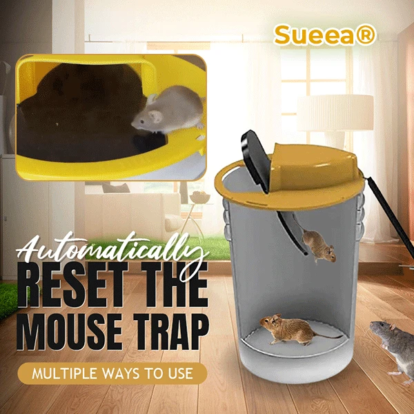 Sueea® Reusable Smart Flip and Slide Bucket Lid Mouse trap Humane Or Lethal Trap Auto Reset Rat Door Style Multi Catch Kitchen
Sueea® Reusable Smart Flip and Slide Bucket Lid Mouse trap Humane Or Lethal Trap Auto Reset Rat Door Style Multi Catch Kitchen