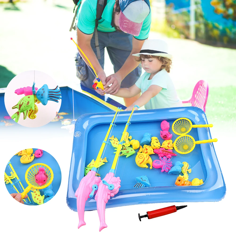 14PCS Floating Fishing Game Kids Bath Toys Fishing Magnetic Toys Inflatable Swimming Pool Bathtub Toy Set For Early Education
14PCS Floating Fishing Game Kids Bath Toys Fishing Magnetic Toys Inflatable Swimming Pool Bathtub Toy Set For Early Education