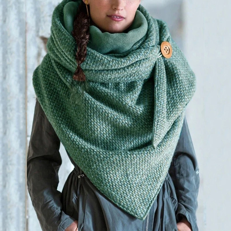 2020 New Hot Sell Women Winter Thicken Warm Large Shawl Wrap Soft Button Scarf Casual Outdoor Windproof Casual Triangle Bib
2020 New Hot Sell Women Winter Thicken Warm Large Shawl Wrap Soft Button Scarf Casual Outdoor Windproof Casual Triangle Bib