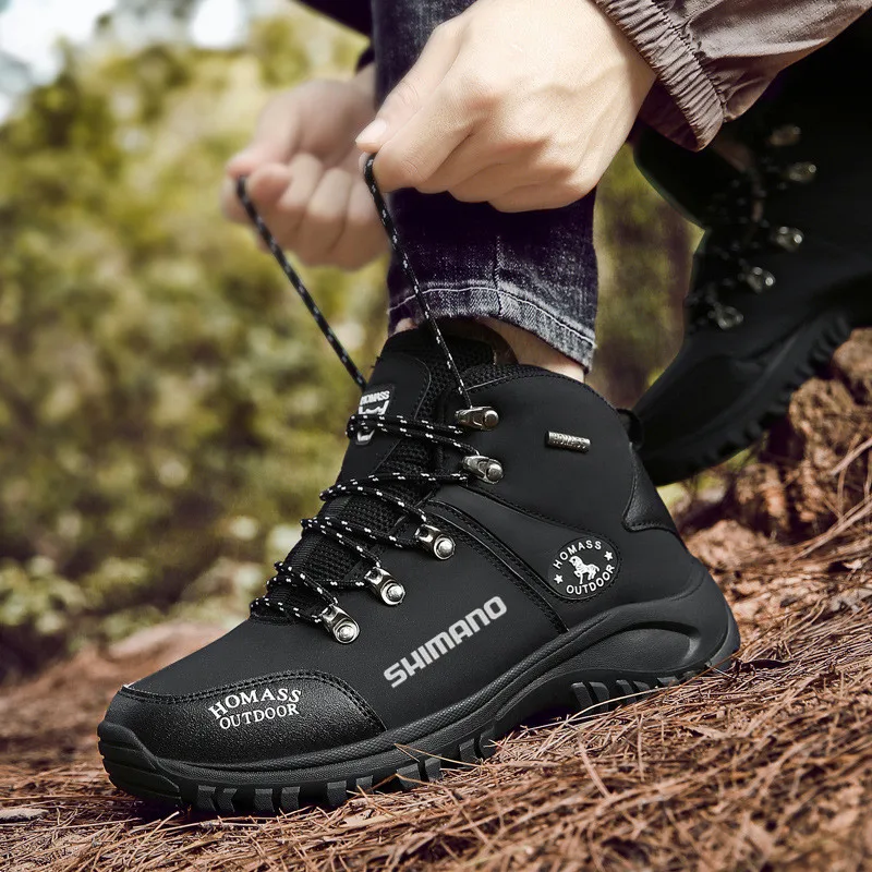 Shimano Outdoor High Quality Brand Hiking Shoes Tactical Boots Winter Army Fishing Trekking Climbing AthleticPlus Velvet Shoes
Shimano Outdoor High Quality Brand Hiking Shoes Tactical Boots Winter Army Fishing Trekking Climbing AthleticPlus Velvet Shoes