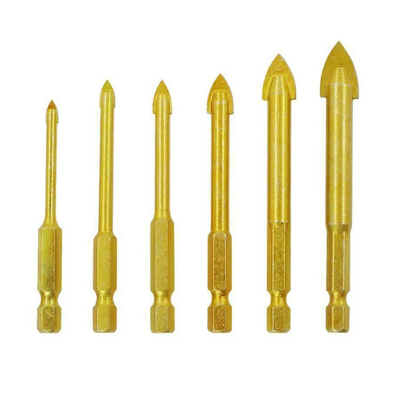 7 Pcs Hexagonal Shank Triangular Head Bits for Wood Metal Glass Electric Hand Drill LB88
7 Pcs Hexagonal Shank Triangular Head Bits for Wood Metal Glass Electric Hand Drill LB88
