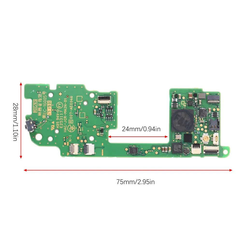 Left Motherboard PCB Module Main Board for Nintend Nintendo Plastic Switch Controller for Switch NS Joy-con Game Console BSIDE
Left Motherboard PCB Module Main Board for Nintend Nintendo Plastic Switch Controller for Switch NS Joy-con Game Console BSIDE