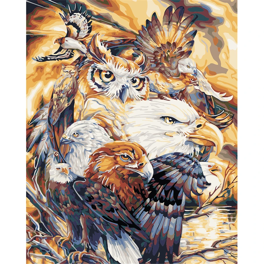 CROSS Colorings By Numbers Abstract Animal Owl Drawing On Canvas HandPainted Art Portrait DIY Oil Paint By Numbers Home Decor
CROSS Colorings By Numbers Abstract Animal Owl Drawing On Canvas HandPainted Art Portrait DIY Oil Paint By Numbers Home Decor