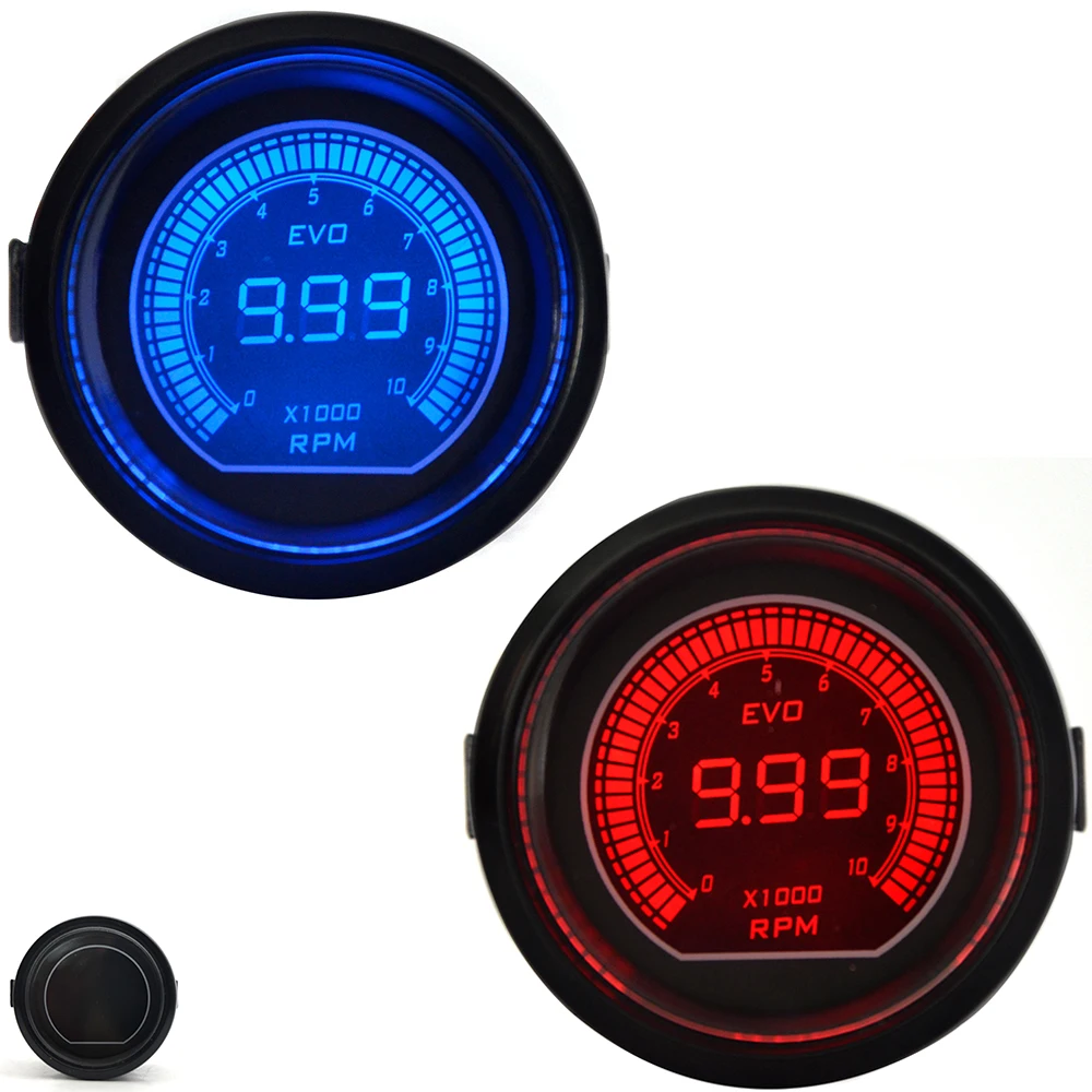 Dragon Gauge Universal 2" 52mm Tachometer Gauge Blue/Red Dual Led Color Digital LED Light Gauge Meter
Dragon Gauge Universal 2" 52mm Tachometer Gauge Blue/Red Dual Led Color Digital LED Light Gauge Meter