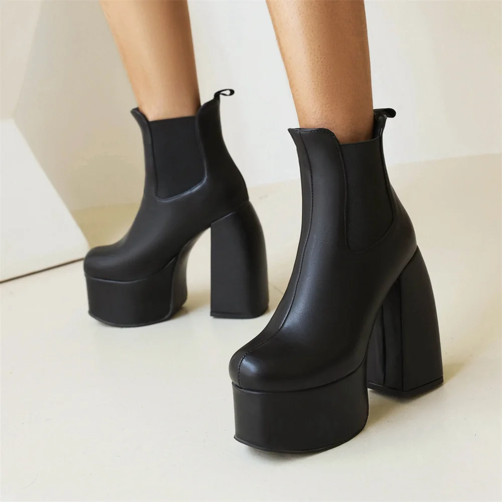 SaraIris Fashion Ankle Big Size 46 slip-on Solid Concise Women Shoes Platform Comfy Great Quality Women Boots
SaraIris Fashion Ankle Big Size 46 slip-on Solid Concise Women Shoes Platform Comfy Great Quality Women Boots