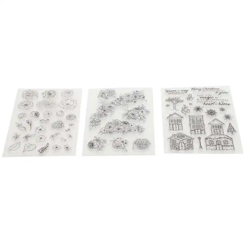 Cutting Dies 3Pcs Transparent Stamp Rubber TPR DIY Journal Album Decoration Craft Gifts Accessories 
Cutting Dies 3Pcs Transparent Stamp Rubber TPR DIY Journal Album Decoration Craft Gifts Accessories