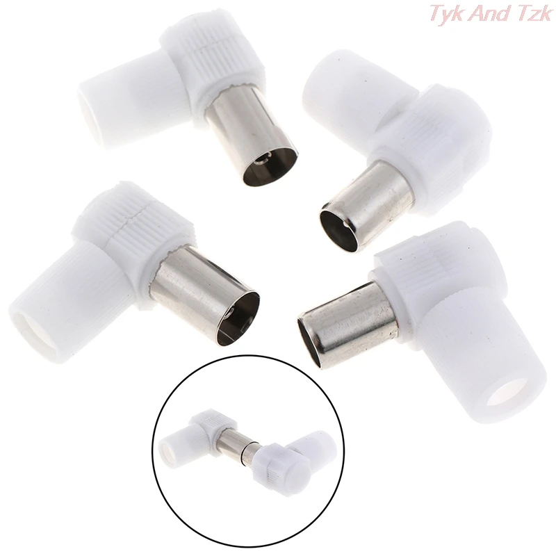 2pairs 90 Degrees TV Plug Jack For Antennas Male And Female TV RF Coaxial Male Plugs Adapter Right Angle Antennas Connectors
2pairs 90 Degrees TV Plug Jack For Antennas Male And Female TV RF Coaxial Male Plugs Adapter Right Angle Antennas Connectors