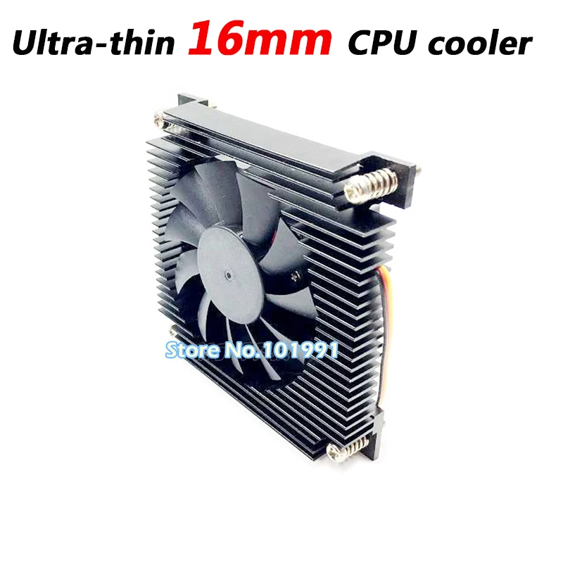 Mini ITX chassis ultra-thin all-in-one machine mute CPU fan 1150/1151 interface 16MM hollow blow radiator
Mini ITX chassis ultra-thin all-in-one machine mute CPU fan 1150/1151 interface 16MM hollow blow radiator