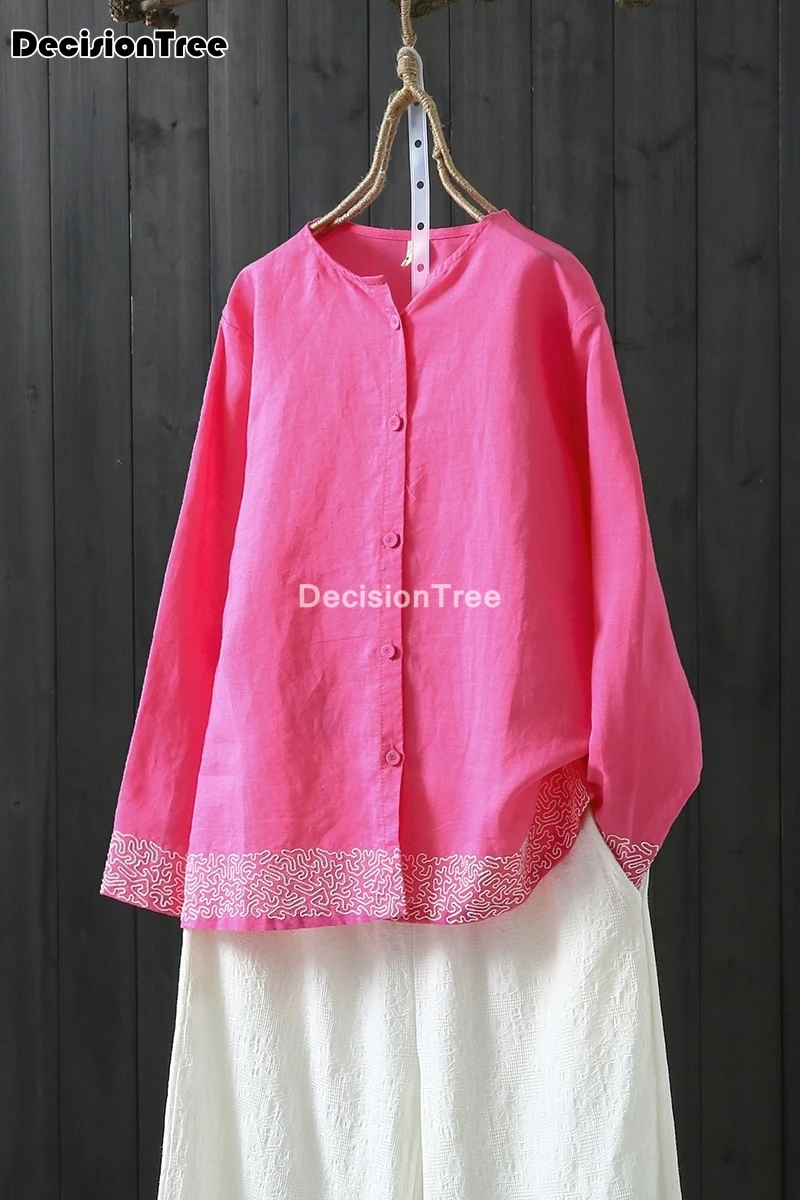 2021 women chinese long sleeve shirt vintage loose tops chinois clothing hanfu tang costume blouse cotton linen printing tops
2021 women chinese long sleeve shirt vintage loose tops chinois clothing hanfu tang costume blouse cotton linen printing tops
